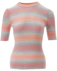 Fully Fashioning - Abril Space Dye Knit Top - Lyst