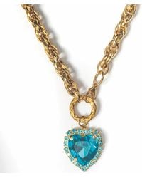 Achala Handcrafted - Crystal Heart Pendant - Lyst