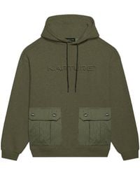 Kapture - Travel Logo-Print Pocket Hoodie - Lyst