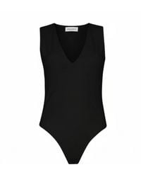 Circular Path - V Neck Bodysuit - Lyst