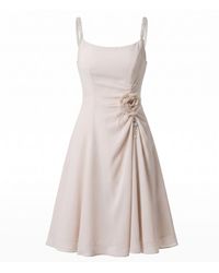 Luna Fashion House - Neutrals Short Dress, Lesli - Lyst