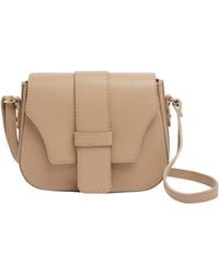 Betsy & Floss - Apulia Satchel Crossbody Bag In Light Taupe - Lyst