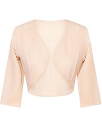 Alie Street London - Neutrals Freya Bolero Nude Blush - Lyst