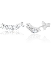 SHYMI - Mini Round Curved Bar Studs - Lyst