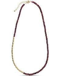 Clemence Wren - Asymmetric Gemstone Necklace Nuggets - Lyst