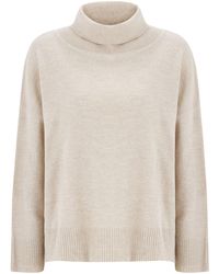 Peraluna - Wide Roll Neck Knitwear Pullover - Lyst