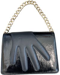 Any Old Iron - Black Leather Hand Bag - Lyst