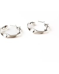 Sarahbijoux - Large Ribbon Hoops - Lyst