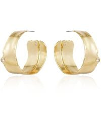 Rare Matters Jewelry - Sculptural Hoop Earrings - Lyst