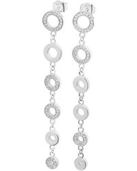 Lucy Quartermaine - Art Deco Halo Drop Earrings - Lyst