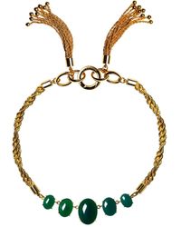 Crystalline Jewellery - Tassel Drop Necklace - Lyst
