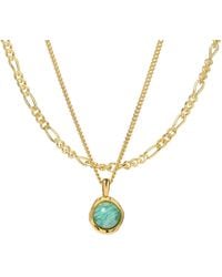 Muru - Tiny Amazonite Necklace Layering Set - Lyst