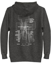 Anchor and Crew - Heather Gustatory Tokyo Coffee Scene Cotton Blend Embroidered Hoodie - Lyst