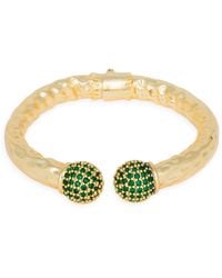 Kybele Studio - Cactus Bloom Zircon Bangle - Lyst