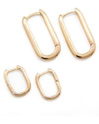 Belinda Jewelz - Ivy U Huggie Hoops - Lyst