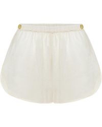 Adriana Pappas Designs - Stella Shorts Champagne - Lyst