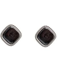 Farra - Square Shaped Agate Stud Earrings - Lyst