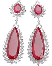 Meraki by Rashmi Bajaj - Larmes Cubic Zirconia Dangle Earrings - Lyst