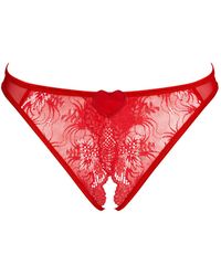 BonBon Lingerie - Griselda Ouvert Full Brief - Lyst