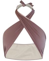 Belletage Swimwear - The Indio Mystic Power Reversible Bikini Top - Lyst