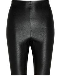 Commando - Faux Leather Control Smoothing Bike Short, Slg30 - Lyst