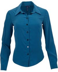 lords of harlech - Sutton Legion Stretch Silk Long-Sleeve Shirt - Lyst
