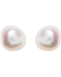Ora Pearls - Baroque Pearl Studs Earrings - Lyst