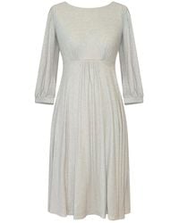 Alie Street London - Neutrals Kimberley Knitted Midi Dress - Lyst