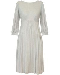 Alie Street London - Neutrals Kimberley Knitted Midi Dress - Lyst