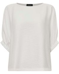 James Lakeland - Gathered Sleeve Blouse - Lyst