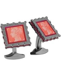 Tateossian - Gunmetal Regalia Victoria Cufflinks - Lyst