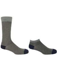 Peper Harow - Made in England - Lux Taylor Luxury Crew & Trainer Socks Bundle - Lyst