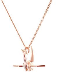 Origami Jewellery - Mini Crane Necklace - Lyst