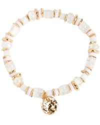 Saachi - Beaded Stretch Hammer Bracelet - Lyst