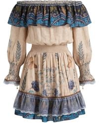 GLAM ON YOU - Neutrals Daphne Dress Short - Lyst