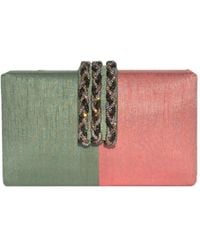 Simitri - Guava Braided Fringe Clutch - Lyst