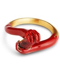 Kasun - Love On Your Hand – Enamel & Mozambique Garnet - Lyst