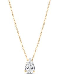 SALLY SKOUFIS - Pure Droplet Necklace Grande With Made Cz Diamond Stimulant - Lyst
