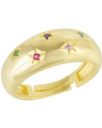 Spero London - Celestial Sterling Dome Ring With Stones - Lyst