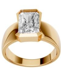 Aya Fine Jewelry - Radiant Cut Lab Grown Diamond Solitaire Ring - Lyst