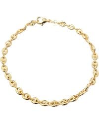 Harfi - Coffee Bean Plated Chain Bracelet Luxe - Lyst