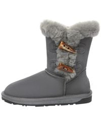 EverAu Australia - Stork Horn Toggle Button Short Boots - Lyst