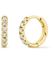 Dinny Hall - Mini Lab-Grown Diamond Huggie Hoops - Lyst