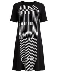 Conquista - Animal Print A Line Dress - Lyst
