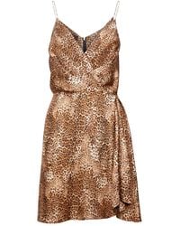 SVETA Milano - Nancy Leopard Short Dress - Lyst