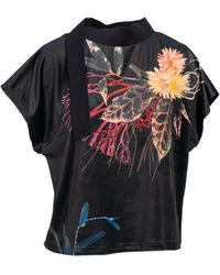 ARTISTA - Asymmetric Turtleneck Printed Top - Lyst