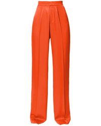 AGGI Jessie Satin Nasturtium Trousers - Orange
