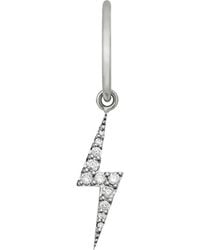 Zoe & Morgan - Zap Diamond Hoop Single - Lyst
