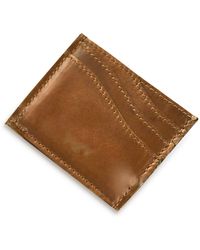 VIDA VIDA - Tan Leather Wave Card Holder - Lyst