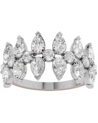 Aya Fine Jewelry - Oval & Round Lab Grown Diamond Statement Ring - Lyst